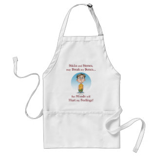Sticks and Stones Adult Apron