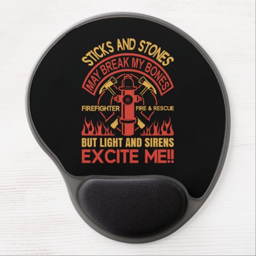 Sticks And Stones May Break My BonesPng Gel Mouse Pad