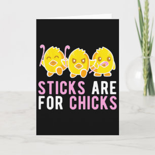 Sticks For Chicks Field Hockey Player Field Hockey Card