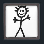 Sticky Boy Keepsake Box<br><div class="desc">Let your imagination run wild with all of the possibilities on how to use this stick figure design! Will look perfect on t-shirts, sweatshirts, sweaters, backpacks and more!</div>