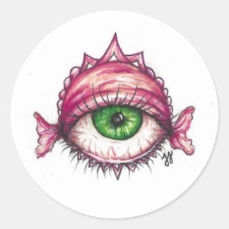 sticky classic round sticker