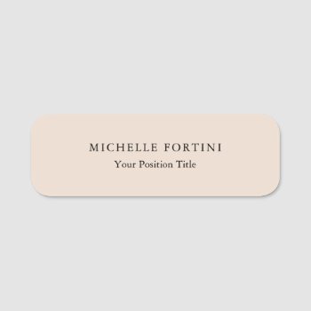 Sticky Clothes Printable Custom Work Name Tag by hizli_art at Zazzle