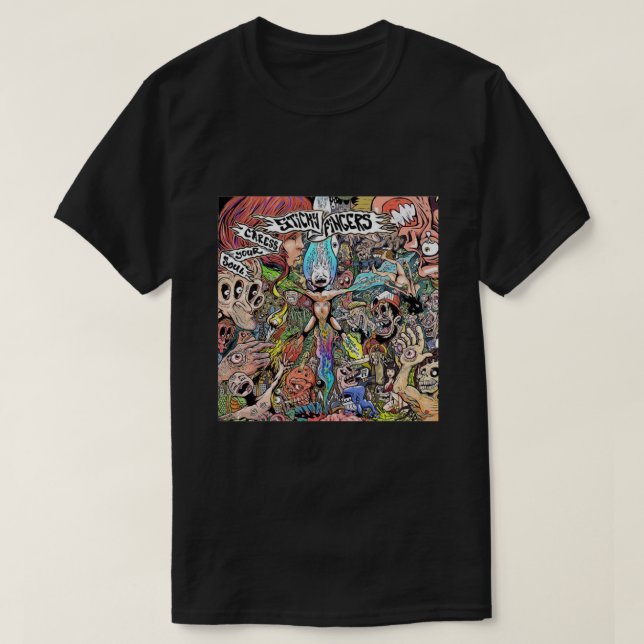 Sticky Fingers caress your soul Classic T-Shirt (Design Front)