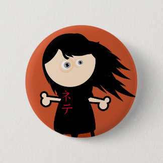 Sticky Girl #1 Pinback Button