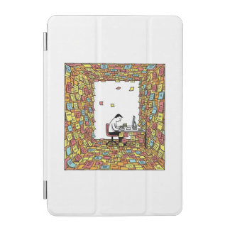 Sticky Notes – Overwhelmed Office Art iPad Mini Cover