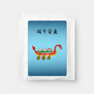Sticky Rice Dumpling on Dragon Boat Festival Tea Bag Drink Mix