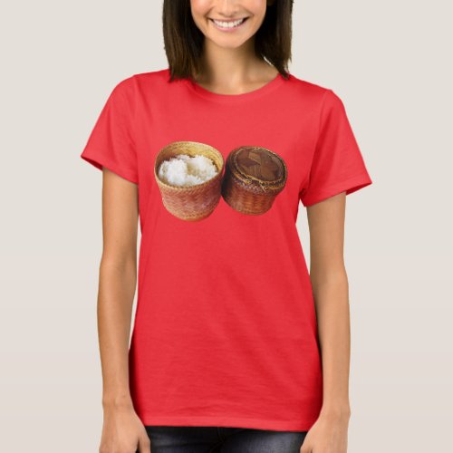 Sticky Rice Khao Niao Thai Lao Food T_Shirt