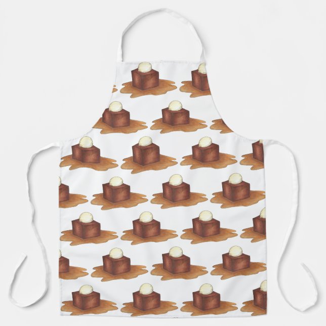 Sticky Toffee Pudding UK British Food Dessert Apron (Front)