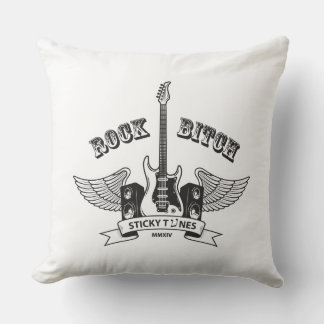 Sticky Tunes | Dekokissen | Rock Style Edition Throw Pillow