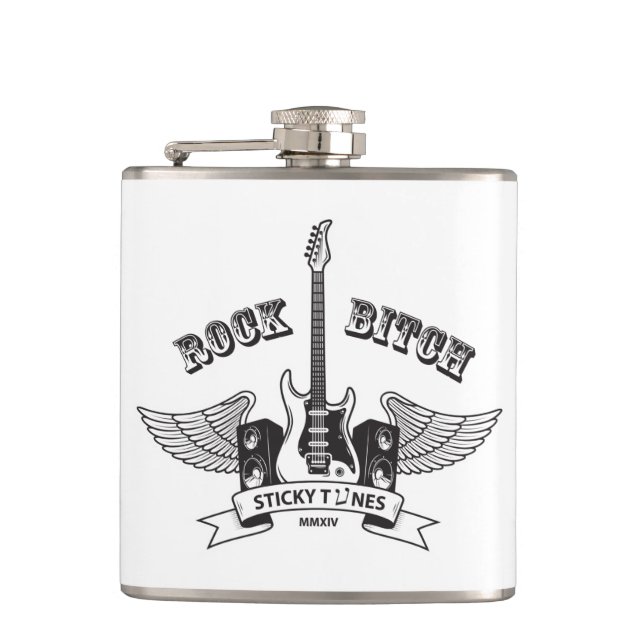 Sticky Tunes | Flachmann | Rock Style Edition Flask (Front)