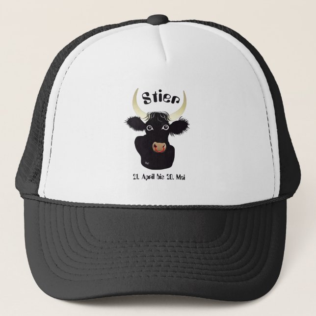 Stier - Sternzeichen Cap (Front)