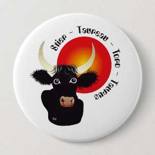Stier Tierkreiszeichen Buttons
