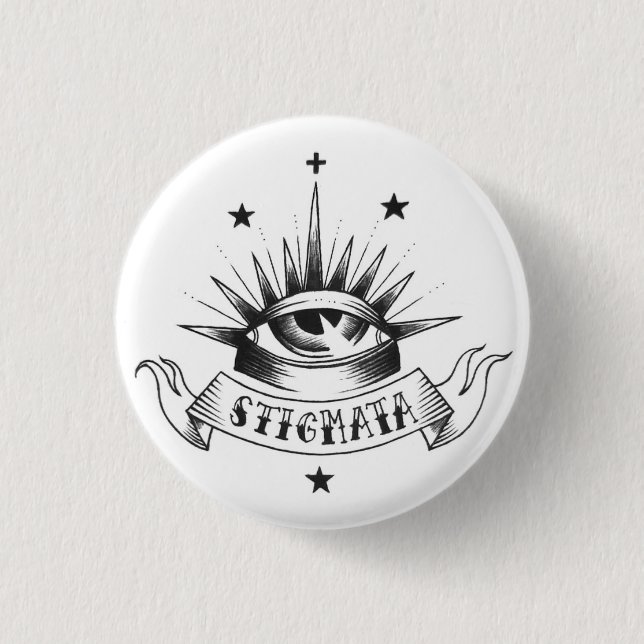 stigmata old school button (Front)