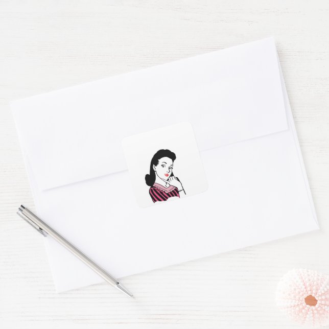Stikers Square Sticker (Envelope)
