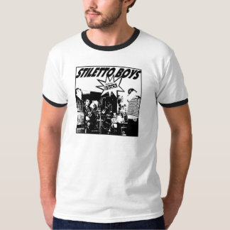 Stiletto Boys - 8-Track (front) - T-SHIRT