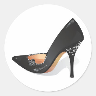 Stiletto Classic Round Sticker