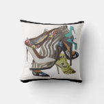 Stiletto Heels Collaged Print Pillow at Zazzle