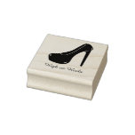 Stiletto High on Heels Personalized Text Rubber Stamp