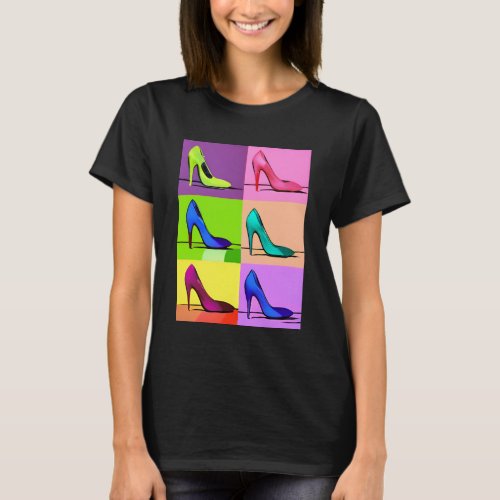 Stiletto Pumps High Heels Poster Art T_Shirt