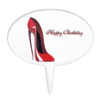 Stiletto Shoe Art Cake Toppers