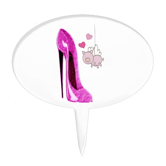 Stiletto Shoe Art Cake Toppers