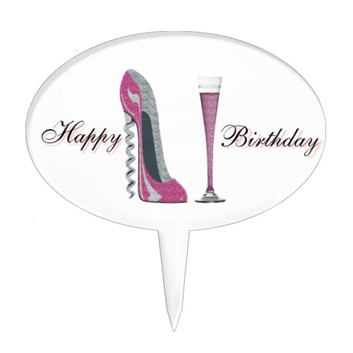 Stiletto Shoe Art Cake Toppers