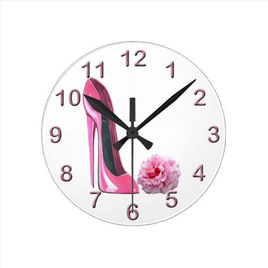Stiletto Shoe Art Clocks | Zazzle.com