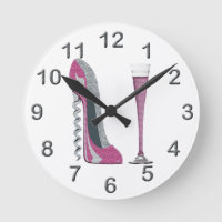 Stiletto Shoe Art Clocks
