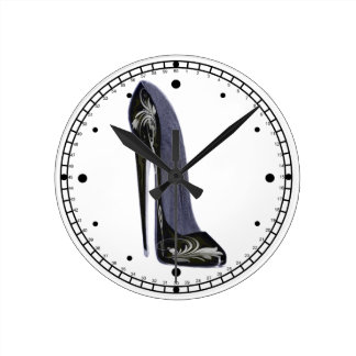 High Heel Wall Clocks | Zazzle