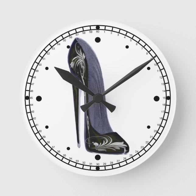 Stiletto Shoe Art Clocks (Front)