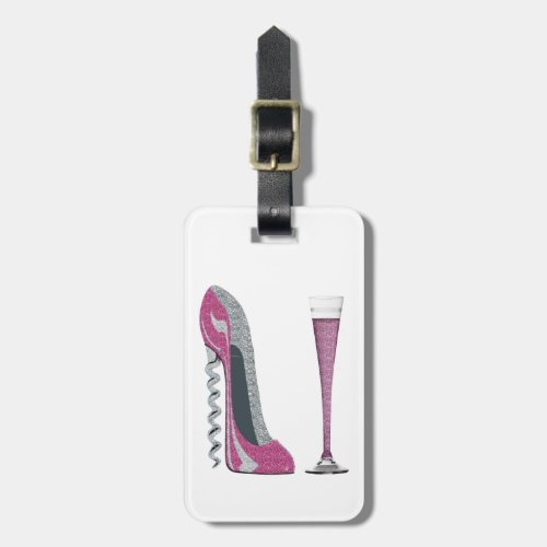 Stiletto Shoe Art Luggage Tags