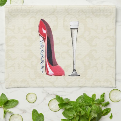 Stiletto Shoe Art Napkins