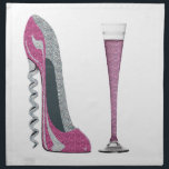 Stiletto Shoe Art Napkins<br><div class="desc">Essentials for stiletto lovers</div>