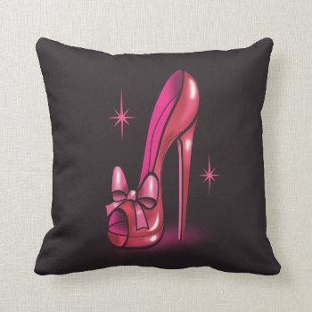 Stiletto Shoe Pillow By Fluff by FluffShop at Zazzle