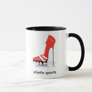 Stiletto Sports Red Cleat Mug