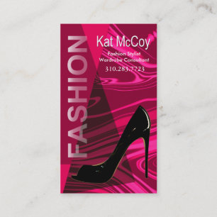 "Stiletto Style" - Fashion Stylist, Designer Business Card