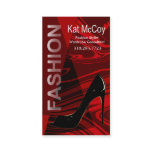"Stiletto Style" - Fashion Stylist, Designer Business Card