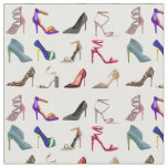 Stilettos High Heel Collage Fabric