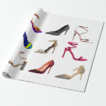 Stilettos High Heel Collage Wrapping Paper