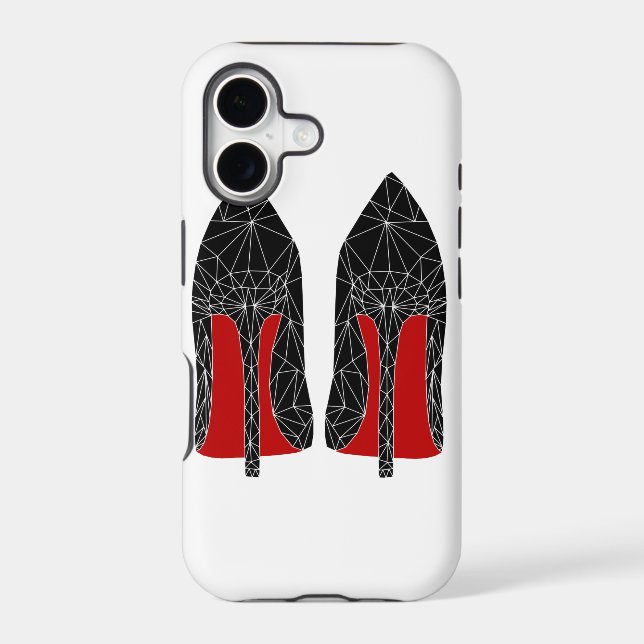 STILETTOS Mesh triangle style Iphone Case (Back)