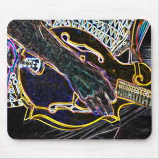 stilized guitar music song mousepad