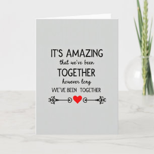 Still Amazing Together Love Card