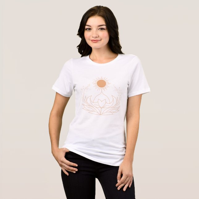 Still and Blossom: Spiritual Yoga Tshirt (Front Full)