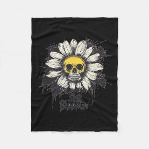 Still Bloomin' Skull Daisy Costume For Adults And Fleece Blanket