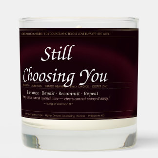 Still Choosing You — Romantic Gottman Couples  Scented Candle