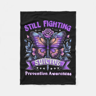 Still Fighting Suicide Prevention Awareness Butter Fleece Blanket
