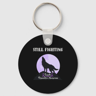 Still Fighting Suicide Prevention Awareness Wolf P Keychain