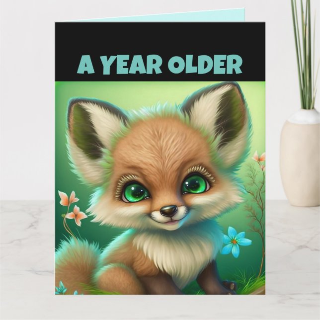 STILL FOXY! BIRTHDAY WIFE HUSBAND SWEETHEART  CARD (Front)