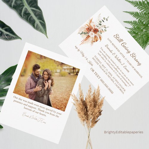 Still Going Strong Vow Renewal Celebration  Enclosure Card