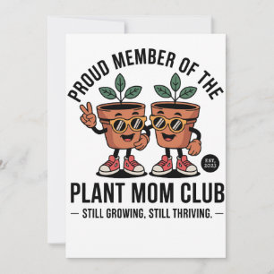 Still Growing Still Thriving Cool Duo Invitation